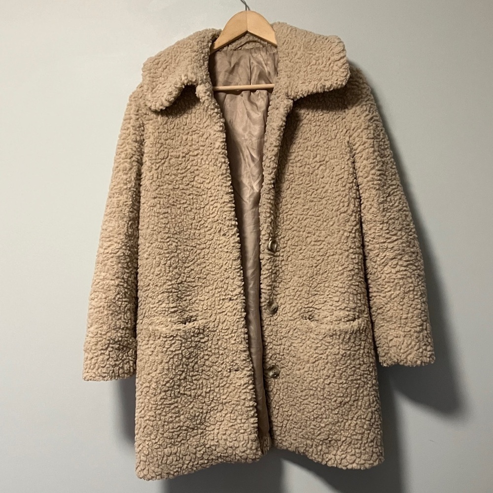 & other stories paris atelier Tan Teddy Coat